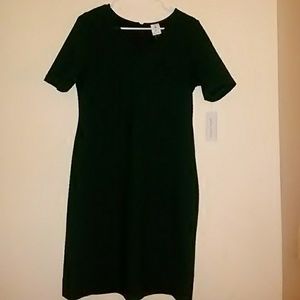 Julia Jordan Sleeve Green Dress Sz 12 Stretch